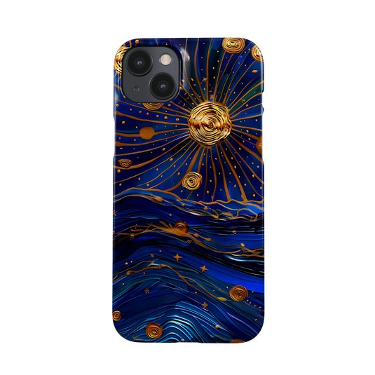 Snap Phone Case - Starry Swirls and Golden Galaxies